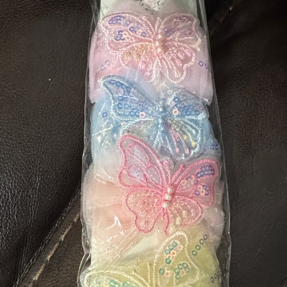 Colorful Butterfly 10 Hair Clips